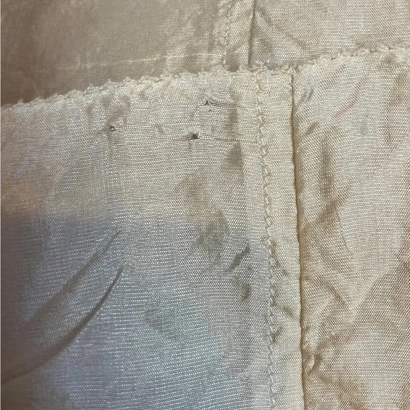 Peruvian Connection Margot Silk Tan “Alabaster” Midi Dress Medium • NWT - Picture 6 of 8